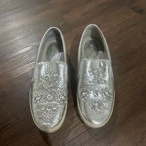 Silver Michael Kors shoes